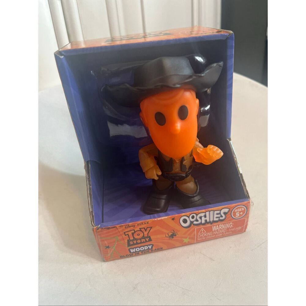 Disney Pixar Toy Story Ooshies Woody Glow-in-the-Dark Figure Orange XL NWOT